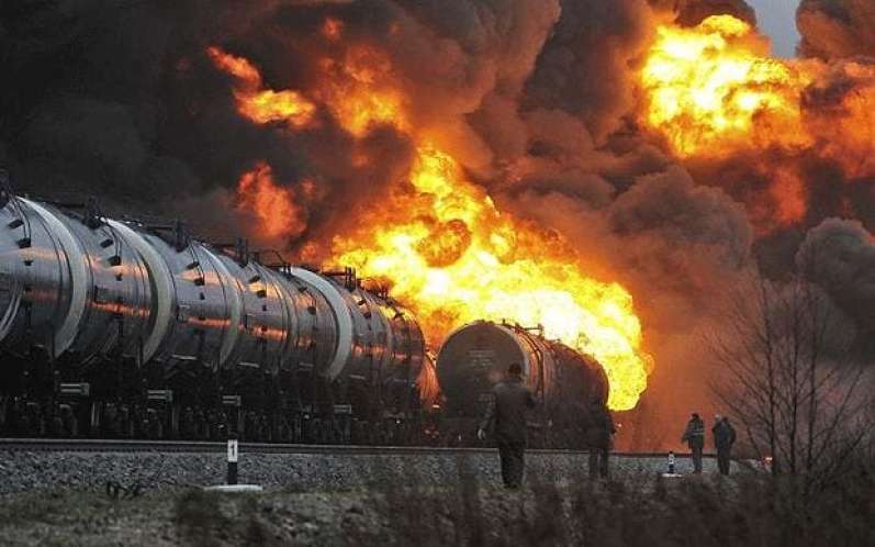 انفجار قطار في بلغاريا