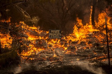 حريق في ولاية كاليفورنيا