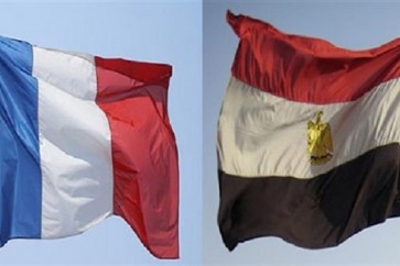 علم فرنسا ومصر111