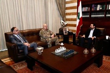 الحريري استقبل قائد الجيش ومدير المخابرات