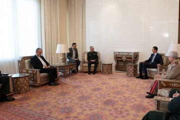 الرئيس الاسد يستقبل اللواء باقري