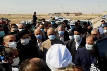 الرئيس الايراني السيد ابراهيم رئيسي في جولة له في خوزستان