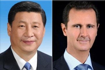 الرئيس الصيني والرئيس الاسد