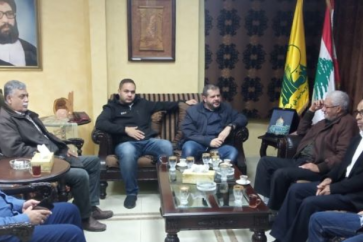 حزب الله عرض مع وفد الجبهة الشعبية الأوضاع في مخيمات صيدا