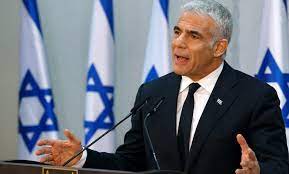 وزير خارجية العدو الصهيوني يائير لبيد