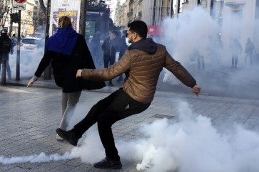 احتجاجات في باريس- فرنسا