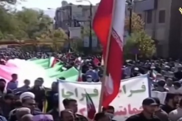 تظاهرات شعبية دعما للجمهورية الاسلامية  في ايران