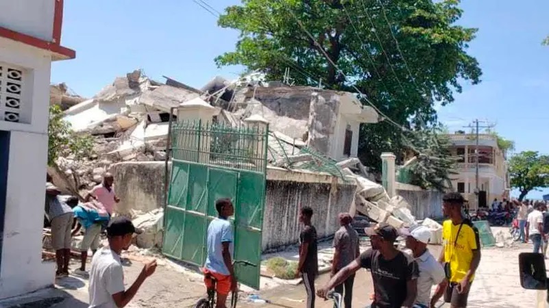 من الزلزال الذي ضرب هايتي في 14 آب/أغسطس 2021