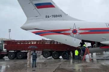 طائرات مساعدات روسية لمتضرري زالزال سوريا