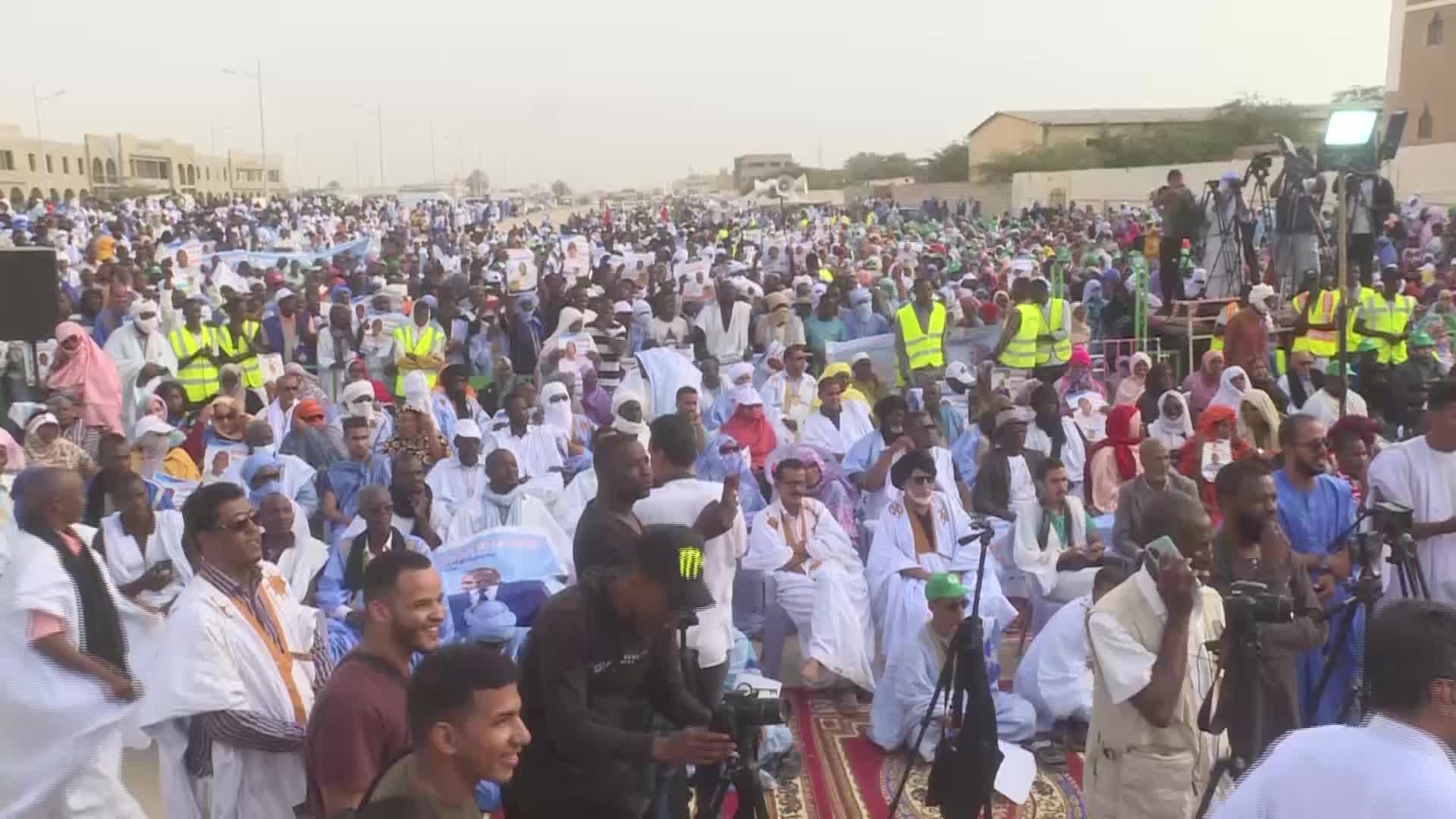 المعارضة الموريتانية تتظاهر في نواكشوط للمطالبة باعادة الانتخابات الاخيرة