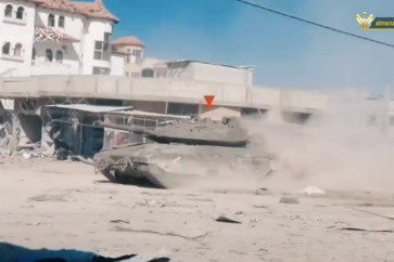 دبابة صهيونية بغزة