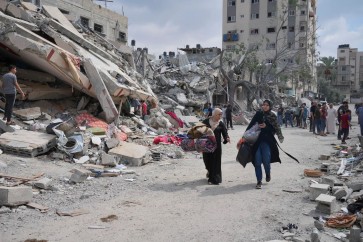 غزة النصيرات دمار