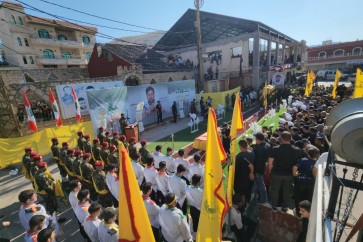 حزب الله يشيّع الشّهيد السّعيد على طريق القدس محمد حسن مصطفى في بلدة عيترون