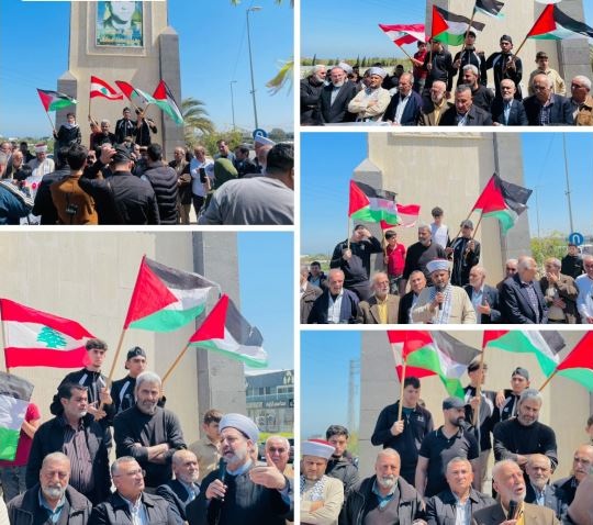 اعتصام في المنية دعما للاسرى وتنديدا بالعدوان على غزة.. المقاومة الخيار الوحيد بمواجهة العدو