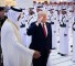 جانب من فعاليات زيارة الرئيس الأميركي لقطر (الفرنسية)